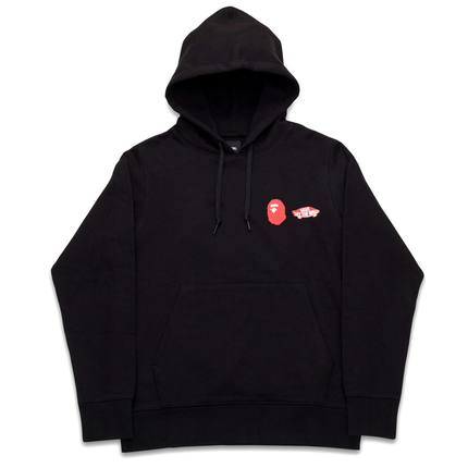Bape x Vans Pullover Fleece Hoodie Black 001PPH731905_BLK, vue principale