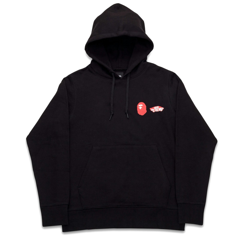 Bape x Vans Pullover Fleece Hoodie Black