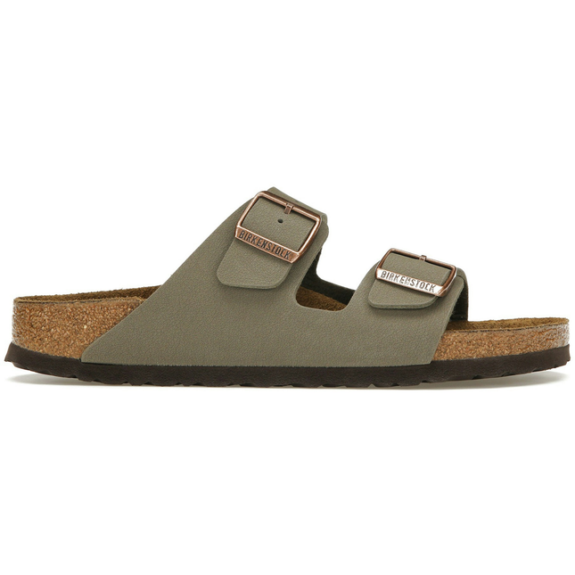 Birkenstock Arizona Birkibuc Stone (étroit) 0151213, vue principale