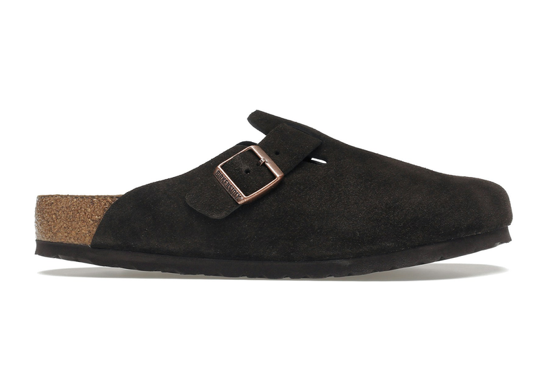 Birkenstock Boston Soft Footbed Suede Mocha