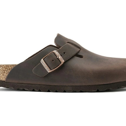 Birkenstock Boston Oiled Leather Habana 0860131/0860133, vue principale