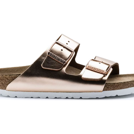 Birkenstock Arizona Softbed Metallic Cooper 0952093, vue principale
