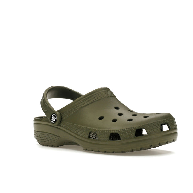 Crocs Classic Clog Army Green 10001ARMY, trois-quarts avant extérieur