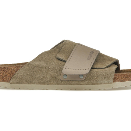 Birkenstock Kyoto Nubuck Suede Taupe 1015572, vue principale