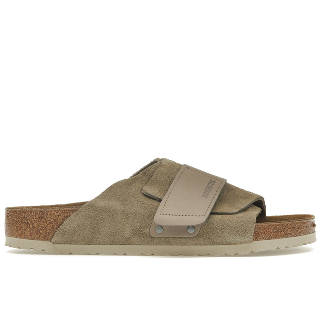 Birkenstock Kyoto Nubuck Suede Taupe 1015572, vue principale