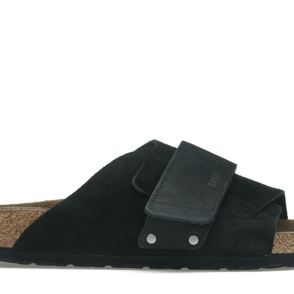 Birkenstock Kyoto Nubuck Suede Black 1022350, vue principale