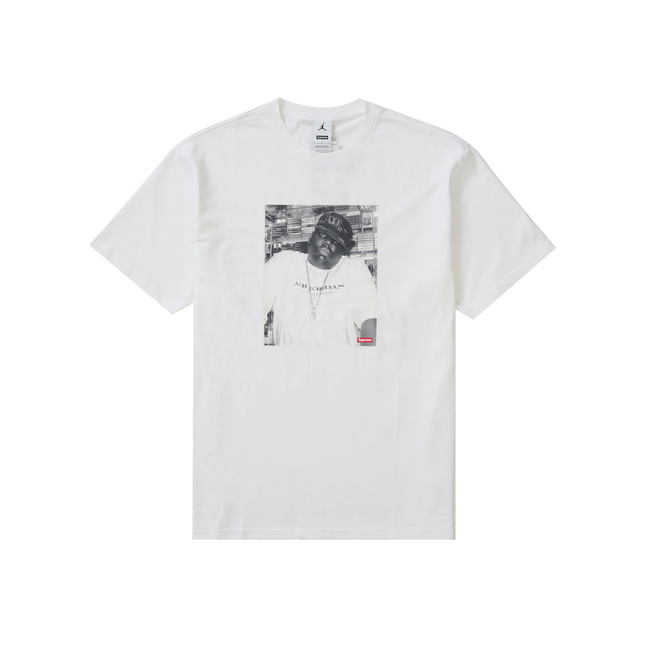 Supreme Jordan Biggie S/S Top White 10858ea7-99e5-42c3-a35e-bf4c3d78deef, vue principale