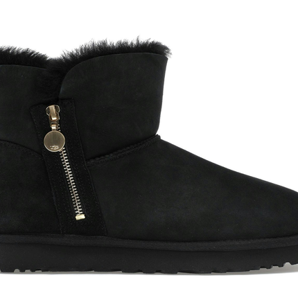 UGG Bailey Zip Mini Boot Black 1112481-BLK, vue principale