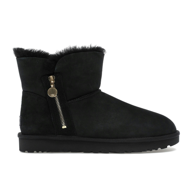 UGG Bailey Zip Mini Boot Black 1112481-BLK, vue principale