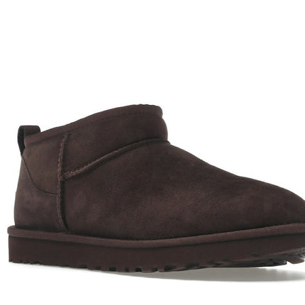 UGG Classic Ultra Mini Boot Burnt Cedar 1116109-BCDR, trois-quarts avant extérieur