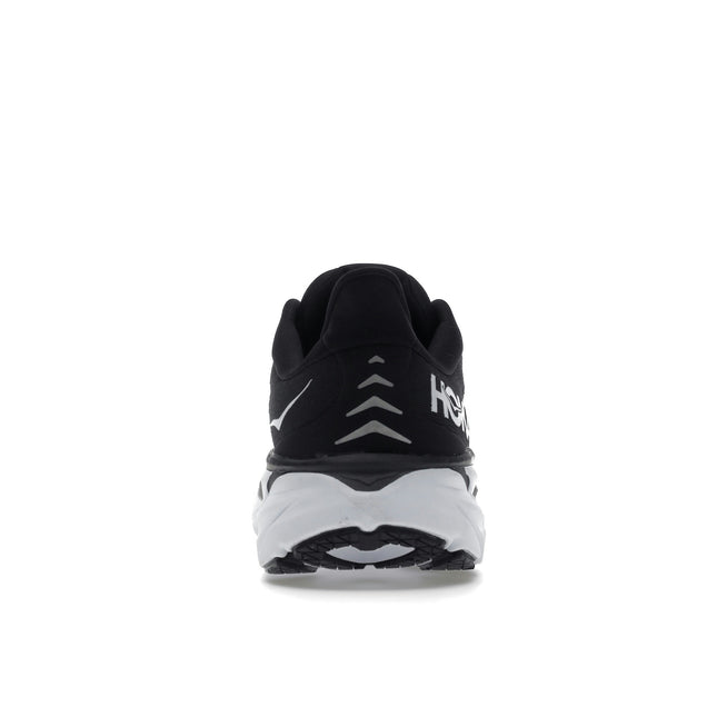 Hoka One One Clifton 8 Black White 1119393-BWHT, arrière