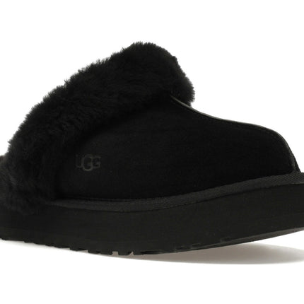 UGG Disquette Slipper Black 1122550-BLK, trois-quarts avant extérieur