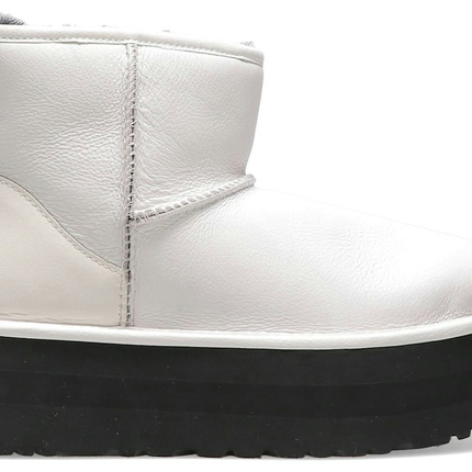UGG Classic Mini Platform Matte Boot Ultra Matte White 1130611-UMWH, vue principale