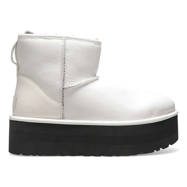 UGG Classic Mini Platform Matte Boot Ultra Matte White 1130611-UMWH, vue principale