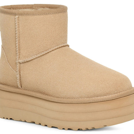 UGG Classic Mini Platform Boot Mustard Seed 1134991-MDSD, trois-quarts avant