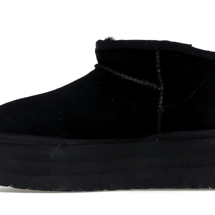 UGG Classic Ultra Mini Platform Boot Black 1135092-BLK, profil intérieur