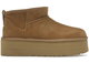 UGG Classic Ultra Mini Platform Boot Chestnut 1135092-CHE, vue principale