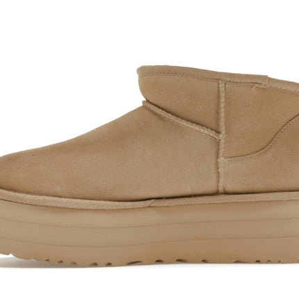 UGG Classic Ultra Mini Platform Boot Mustard Seed 1135092-MDSD, profil intérieur