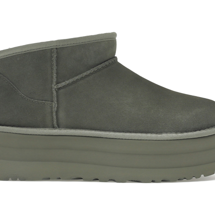 UGG Classic Ultra Mini Platform Boot Moss Green 1135092-MSG, vue principale