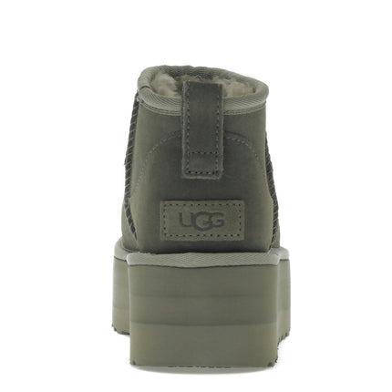 UGG Classic Ultra Mini Platform Boot Moss Green 1135092-MSG, arrière