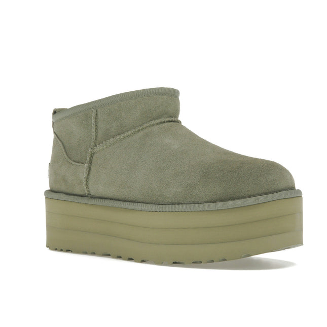 UGG Classic Ultra Mini Platform Boot Shaded Clover 1135092-SDC, trois-quarts avant extérieur
