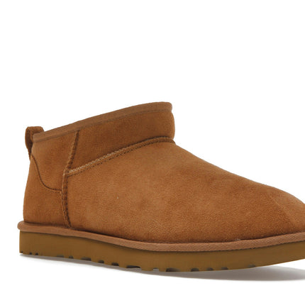 UGG Classic Ultra Mini Boot Chestnut 1137391-CHE, trois-quarts avant extérieur
