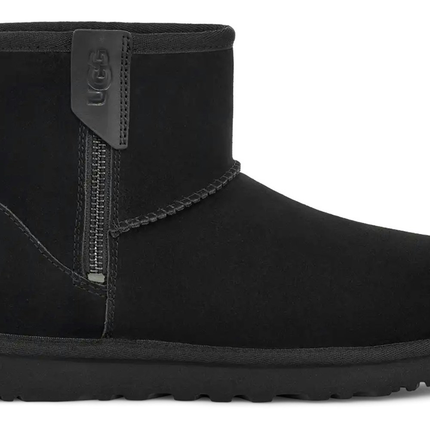 UGG Classic Mini Bailey Zip Boot Black 1151230-BLK, vue principale