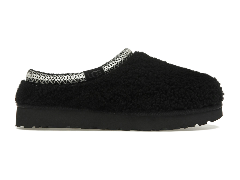 UGG Tasman Maxi Curly Slipper Black