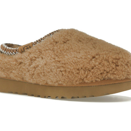UGG Tasman Maxi Curly Slipper Chestnut 1158356-CHE, trois-quarts avant extérieur