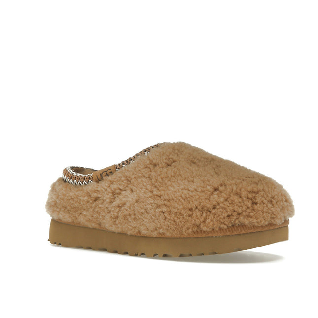 UGG Tasman Maxi Curly Slipper Chestnut 1158356-CHE, trois-quarts avant extérieur