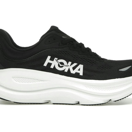 Hoka One One Bondi 9 Black White 1162011-BWHT, vue principale