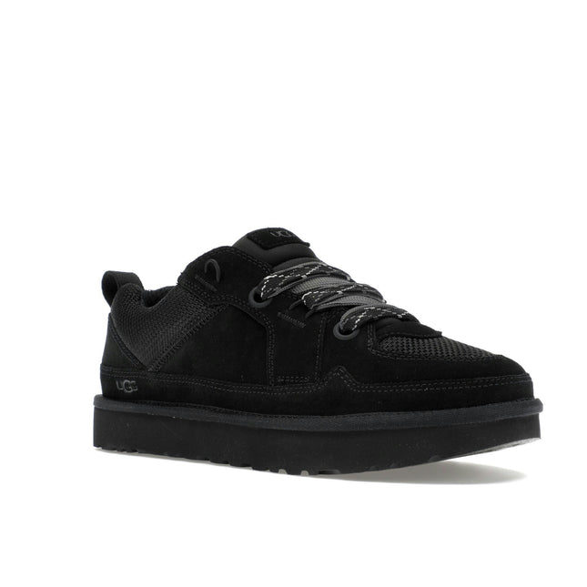 UGG Lowmel Lo Black 1168890-BLK, trois-quarts avant extérieur