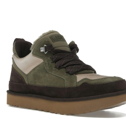 UGG Lowmel Burnt Olive Mustard Seed 1170750-BOMS, trois-quarts avant extérieur