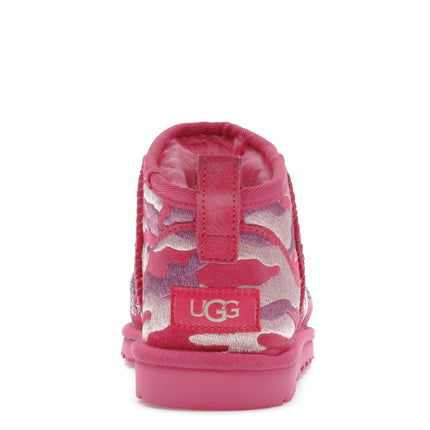 UGG Classic Ultra Mini Boot Palace Pink Camo 1172071-PKC, arrière