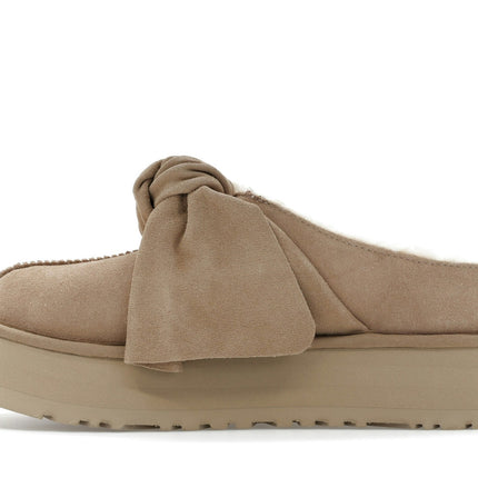 UGG Platform Slip-On Bow Slipper Sand 1176290-SAN, profil intérieur