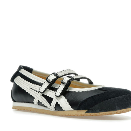 Onitsuka Tiger Mexico 66 TGRS Black Cream 1182A678-001, trois-quarts avant extérieur