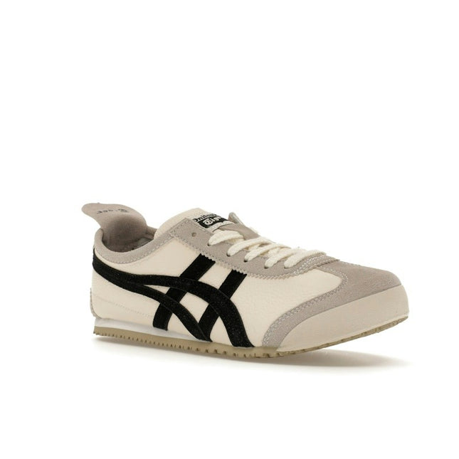 Onitsuka Tiger Mexico 66 Vintage Birch Black 1183B391-200, trois-quarts avant extérieur