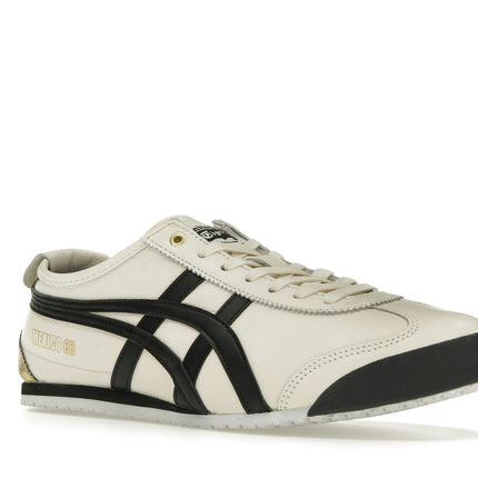 Onitsuka Tiger Mexico 66 Cream Black Gold 1183B493-100-/-1183C691-100, trois-quarts avant extérieur