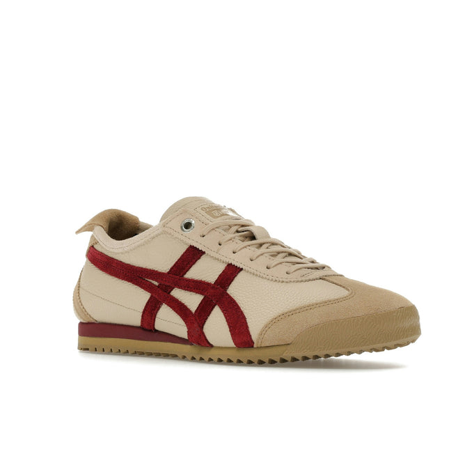 Onitsuka Tiger Mexico 66 SD Beige Beet Juice 1183C015-202, trois-quarts avant extérieur