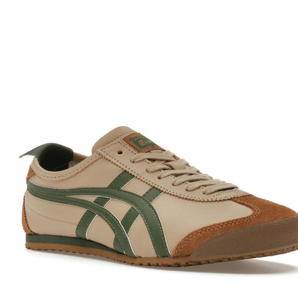 Onitsuka Tiger Mexico 66 Beige Grass Green 1183C102-250/DL408-1785, trois-quarts avant extérieur