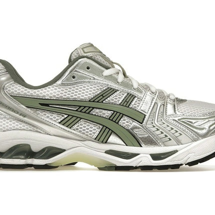 Asics Gel-Kayano 14 White Pure Silver Slate Grey Sage 1201A019-107, vue principale