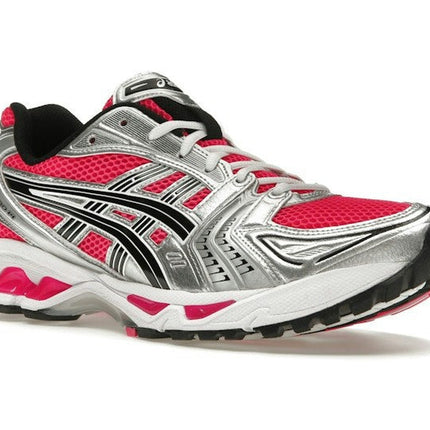 Asics Gel-Kayano 14 Pink Glo 1201A019-700, trois-quarts avant extérieur