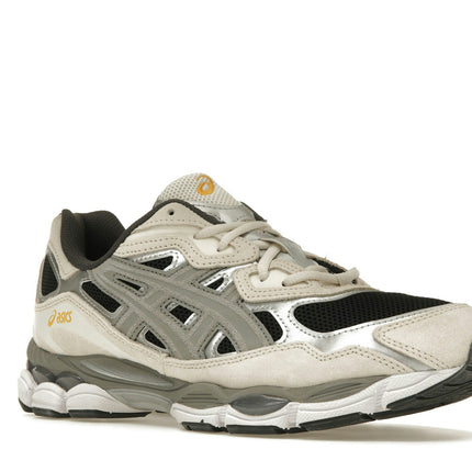Asics Gel-NYC Black Clay Grey 1201A789-001, trois-quarts avant extérieur