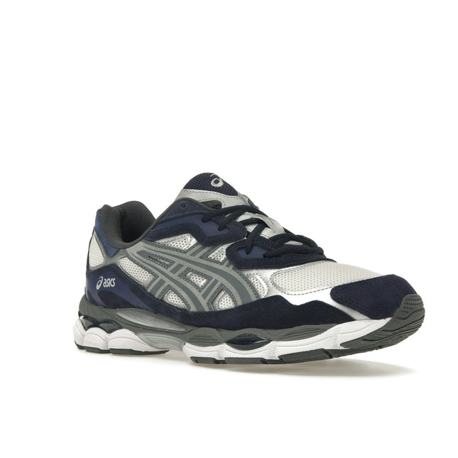 Asics Gel-NYC Yankees 1201A789-100, trois-quarts avant extérieur