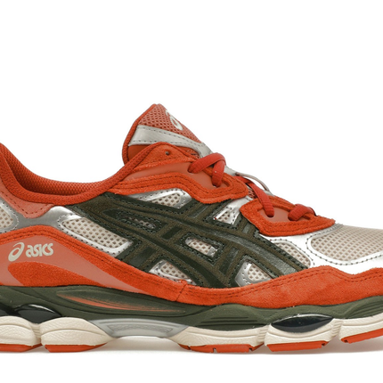 Asics Gel-NYC Oatmeal Forest Green Orange 1201A789-251, vue principale