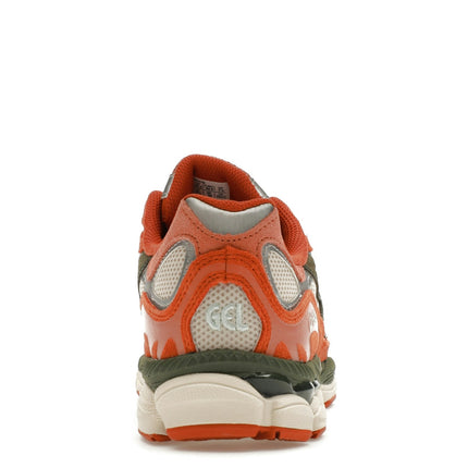 Asics Gel-NYC Oatmeal Forest Green Orange 1201A789-251, arrière