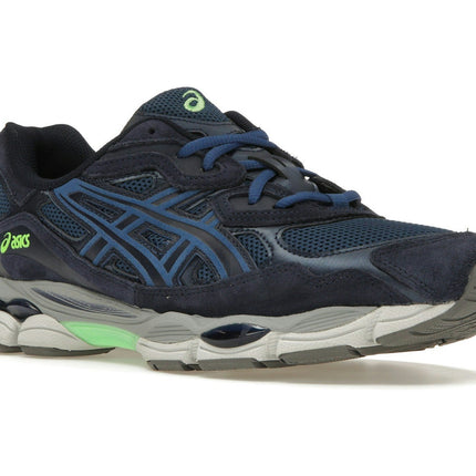 Asics Gel-NYC Midnight Blue 1201A789-400, trois-quarts avant extérieur