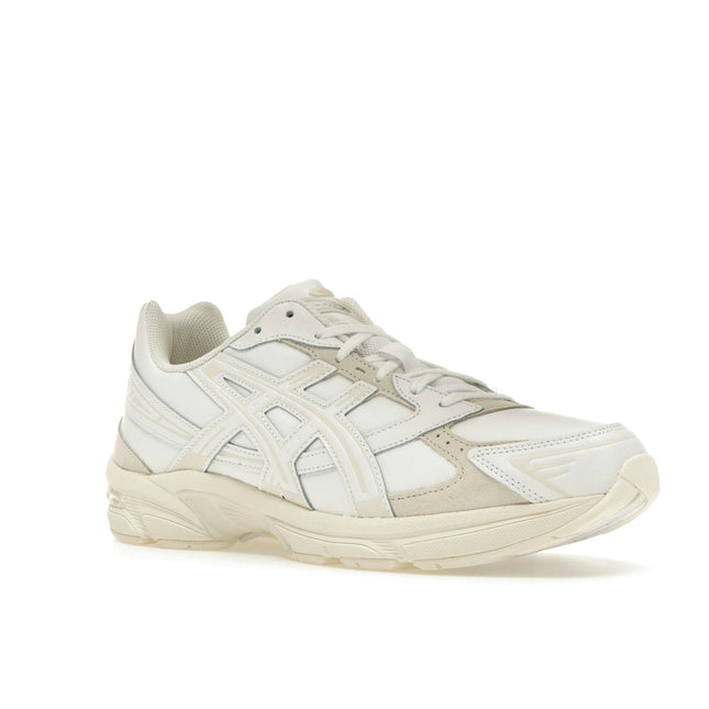 Asics Gel-1130 White Cream 1201A844-100, trois-quarts avant extérieur