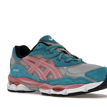 Asics Gel-NYC Awake NY Teal 1201A850-022, trois-quarts avant extérieur
