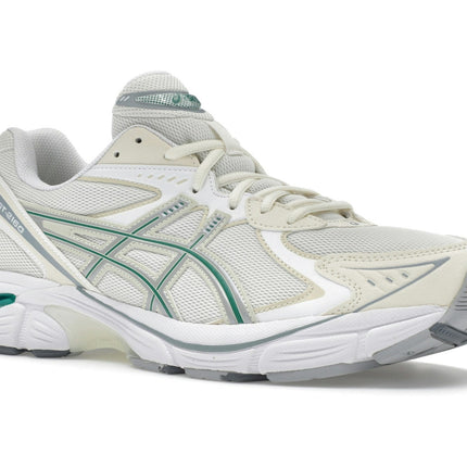 Asics GT-2160 Cream Jasper Green 1203A320-105, trois-quarts avant extérieur